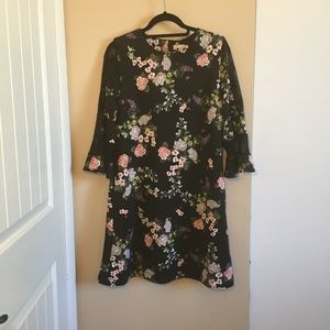 Floral and Lace Dress